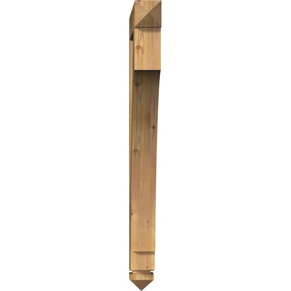 Imperial Arts & Crafts Rough Sawn Bracket, Western Red Cedar, 4W X 34D X 46H